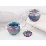 DIY Crystal Epoxy Resin Mold Jar with Lid Candy Jewelry Storage Box Mold