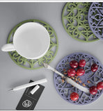 Flower Pattern Coaster Silicone Mold Jewelry Mold DIY