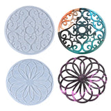 Flower Pattern Coaster Silicone Mold Jewelry Mold DIY