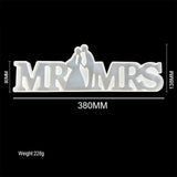 DIY Crystal Epoxy Resin Mold MR&MRS Wedding Props Bride And Groom Decoration