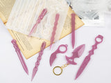 DIY Crystal Epoxy Resin Mold Magic Wand Silicone Keychain Mirror Mold
