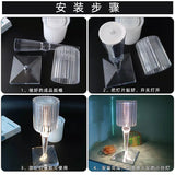 Diamond Pattern Table Lamp Pen Holder Silicone Mold