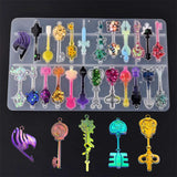 Crystal Epoxy Resin Mold Mirror Keychain Pendant Silicone Mold