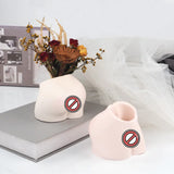 Crystal Epoxy Resin Mold Butt Vase Pen Holder Silicone Mold
