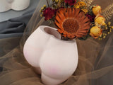 Crystal Epoxy Resin Mold Butt Vase Pen Holder Silicone Mold