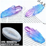 Crystal Epoxy Resin Mold Ore Spar Crystal Cluster Mirror Silicone Mold
