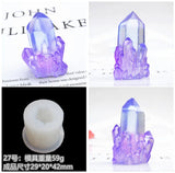Crystal Epoxy Resin Mold Ore Spar Crystal Cluster Mirror Silicone Mold