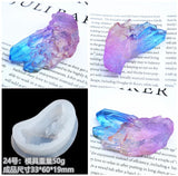 Crystal Epoxy Resin Mold Ore Spar Crystal Cluster Mirror Silicone Mold