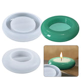 DIY Oval Candle Holder Mold Tea Light Holder Silicone Mold