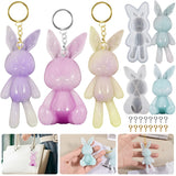 Rabbit Silicone Mold for Keychain Pendant Home Decoration