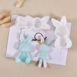 Rabbit Silicone Mold for Keychain Pendant Home Decoration