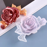 Silicone Mold Rose Flower Ornaments Decor DIY Epoxy Resin 13MD