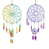 Round Snow Feather Dream Catcher Wind Chime Silicone Mold