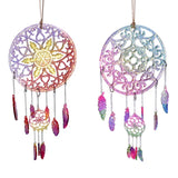 Round Snow Feather Dream Catcher Wind Chime Silicone Mold