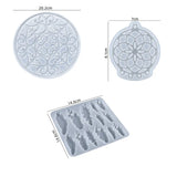 Round Snow Feather Dream Catcher Wind Chime Silicone Mold