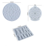 Round Snow Feather Dream Catcher Wind Chime Silicone Mold