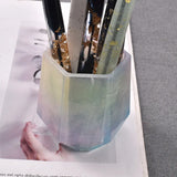 DIY Irregular Hexagonal Pen Holder Silicone Mold