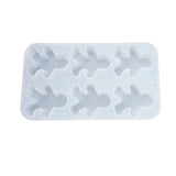 Snowman Smiley Face Cake Pendant Silicone Mold for Christmas