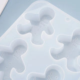 Snowman Smiley Face Cake Pendant Silicone Mold for Christmas