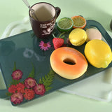 Crystal Epoxy Resin Mold Pallet Tea Cup Tray Silicone Mold