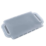 Crystal Epoxy Resin Mold Pallet Tea Cup Tray Silicone Mold