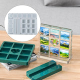 DIY Crystal Epoxy Resin Mold Square Love Photo Frame Silicone Mold