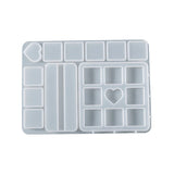 Square Love Splicing Photo Frame Table Silicone Mold