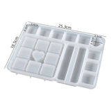 Square Love Splicing Photo Frame Table Silicone Mold