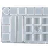 DIY Crystal Epoxy Resin Mold Square Love Photo Frame Silicone Mold