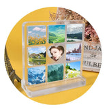 DIY Crystal Epoxy Resin Mold Square Love Photo Frame Silicone Mold