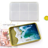 DIY Square Resin Mold Tray Large Size Silicone Mould