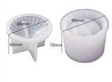 Crystal Epoxy Resin Mold Storage Box Makeup Jewelry Mirror Silicone Mold