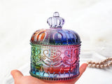 Crystal Epoxy Resin Mold Storage Box Makeup Insert Cup Jewelry Mirror Mould