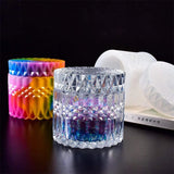 Crystal Epoxy Resin Mold Faceted Storage Jar Silicone Mold