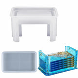 DIY Crystal Epoxy Resin Mold Storage Stand Decoration