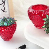 DIY Crystal Epoxy Resin Mold Strawberry Storage Box Fruit Storage Jar
