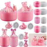 Crystal Epoxy Resin Mold Stripe Storage Box Silicone Mold