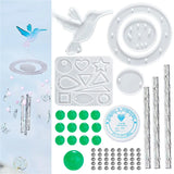 DIY Crystal Epoxy Resin Mold Wind Chime Kit Silicone Mold For Resin