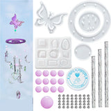 DIY Crystal Epoxy Resin Mold Wind Chime Kit Silicone Mold For Resin
