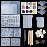 Crystal Epoxy Resin Mold Set for Jewelry Making