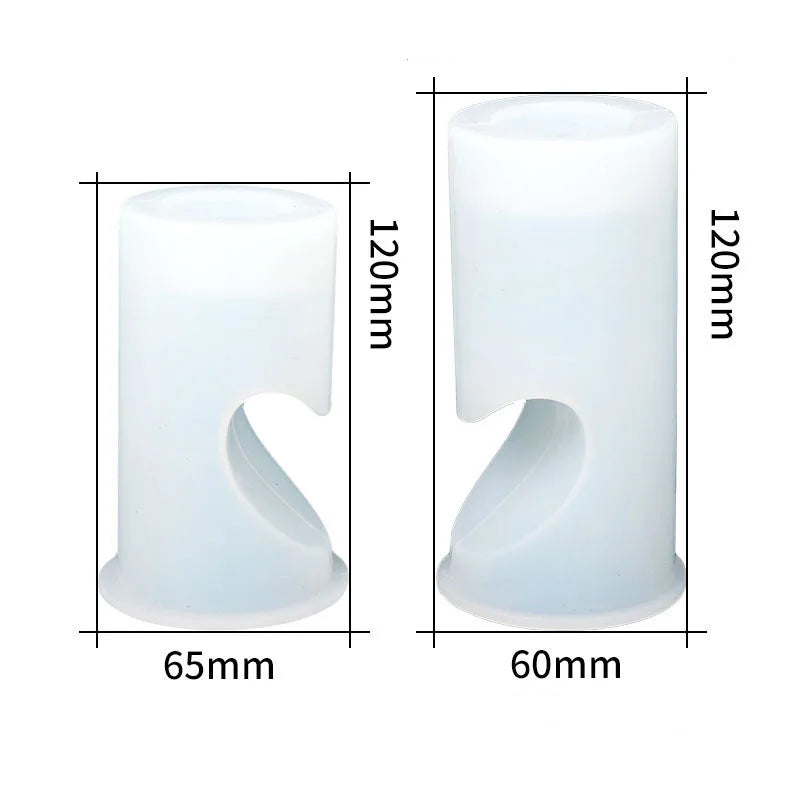 Crystal Epoxy Resin Mold Cylindrical Candle Holder Silicone Mold