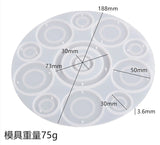 Crystal Epoxy Resin Mold Wind Chime Mirror Silicone Mould