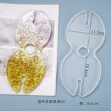 DIY Crystal Epoxy Resin Mold Wine Tray Cherry Blossom Coaster Silicone Mold