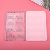 8 Grid Eyelash Tray Silicone Mold for Crystal Epoxy Resin DIY Storage