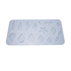 Water Drop Pendant Earrings Silicone Mold for Resin