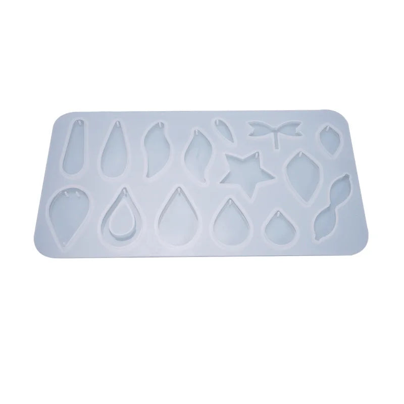Water Drop Pendant Earrings Silicone Mold for Resin