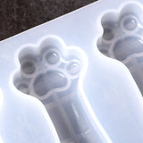 Crystal Epoxy Resin Mould with 4 Cat Claw Sticks and Silicone Mould