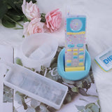 DIY Crystal Epoxy Resin Silicone Mold for Mobile Phone Set Decoration