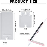 Crystal Epoxy Resin Silicone Mold Mirror Phone Holder Epoxy Resin Mold