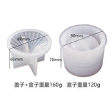 DIY Crystal Epoxy Resin Storage Box Silicone Mold